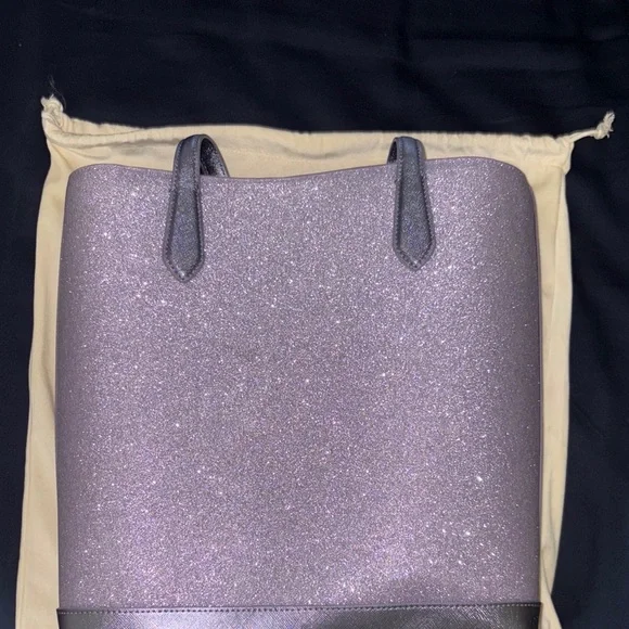 Kate Spade Glittery Purple Tote - Picture 5 of 6
